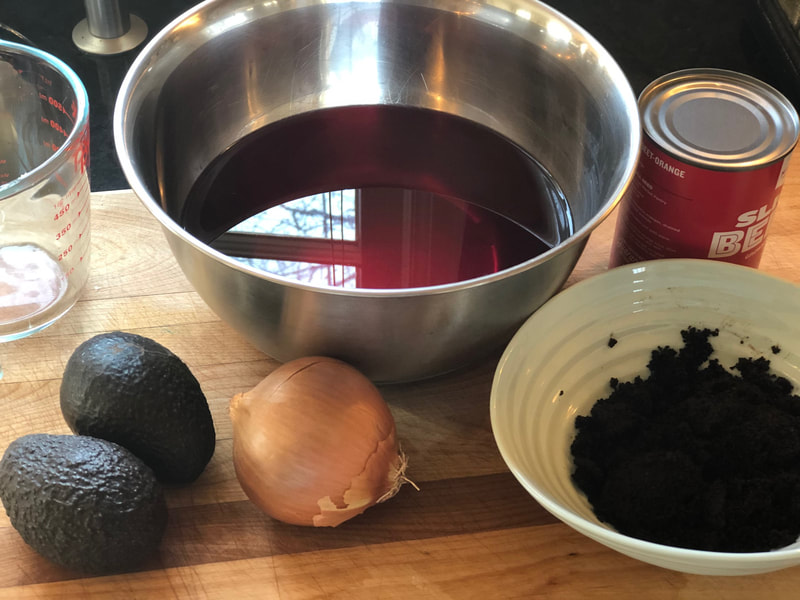 End of year science activity ideas about mad science - natural dyes