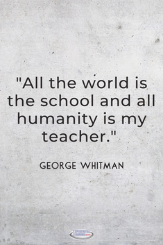How to use the community as a resource education quote by George Whitman