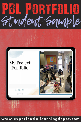Project-based learning portfolio student example blog post cover photo