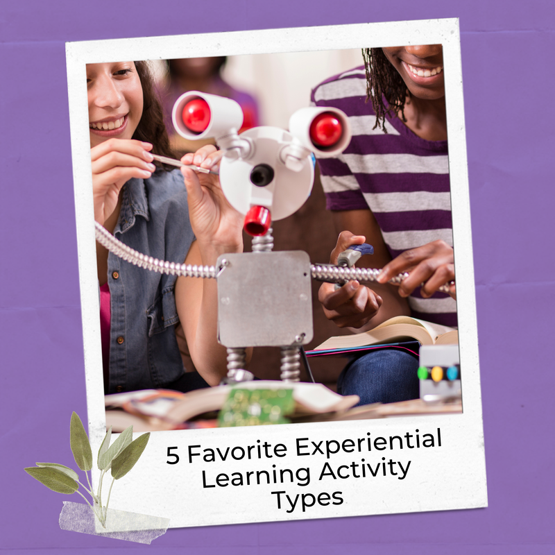 My favorite experiential learning activity types, perfect activities for the holidays.