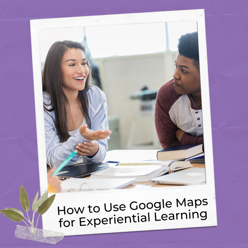 Google Maps is another tech tool that students can benefit from in experiential learning activities. 