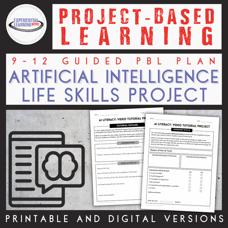 Artificial intelligence project for high school students. Improve tech literacy!