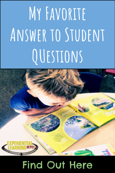 As a project-based teacher, students are asking me questions all day long about various topics that they are researching. I answer the with one critical question, a question that is necessary for building important 21st-century skills such as resourcefulness. Find out what that answer is here. 