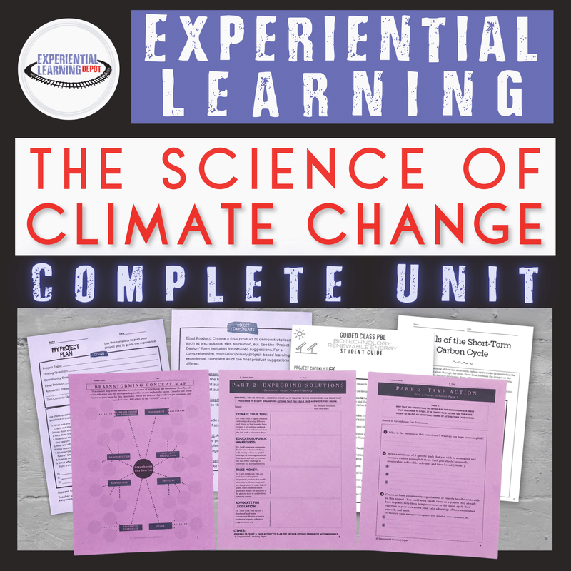High school climate change course fall learning activities