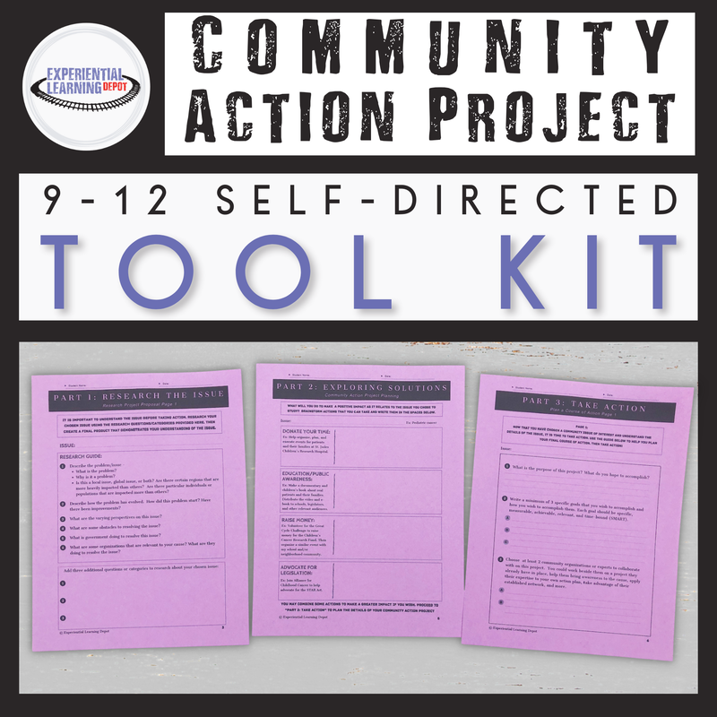 Community action project based learning lesson plan tool kit