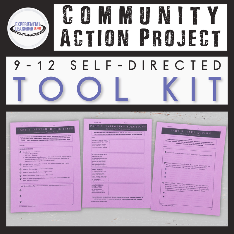Example of self-directed learning through the use of this community action projects tool kit.