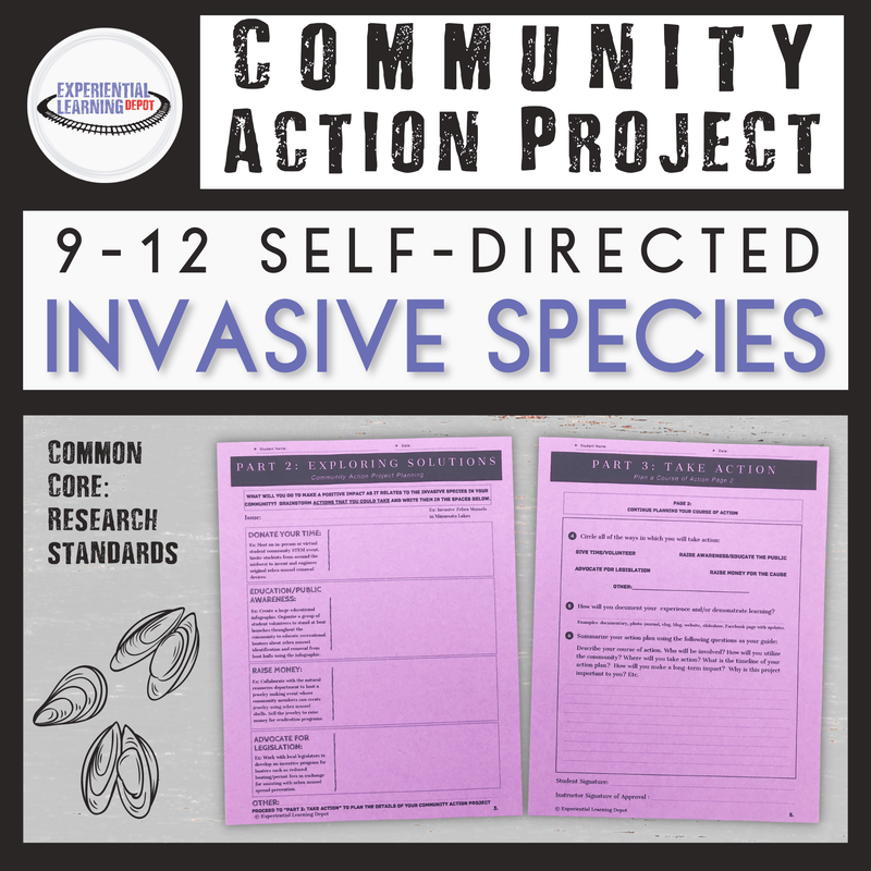 Invasive species lesson plan high school community action project
