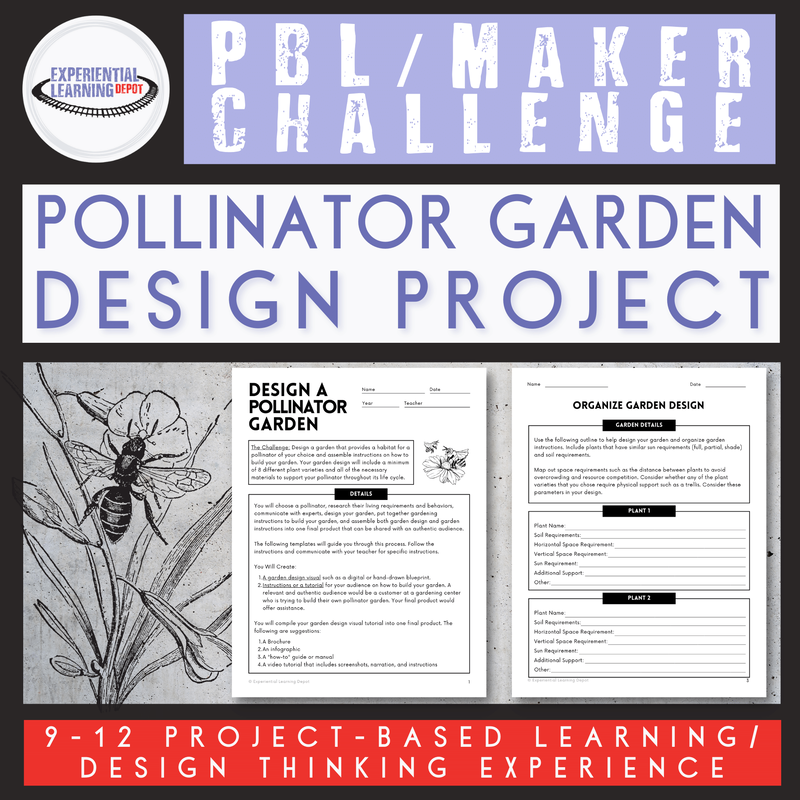Design thinking in education pollinator lesson plan