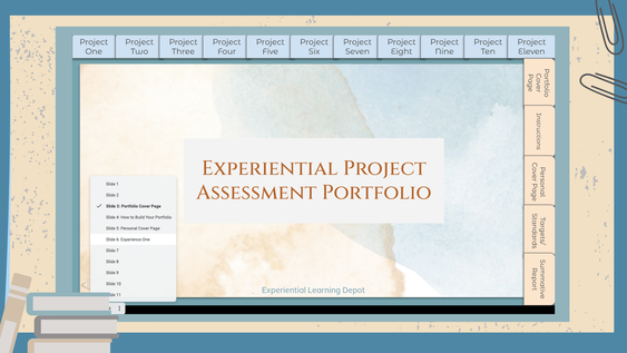 Assessment in project-based learning, including a place to add project-based learning rubrics and reflections