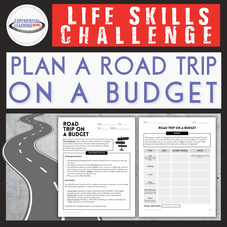 Project-based learning activities for road trips including planning a trip on a budget. Here is the resource.