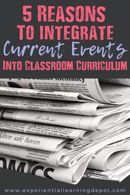 Classroom current events are powerful learning tools, even in non-social studies classrooms. See why they can make a difference in student learning, even in an art class. The benefits of current events in the classroom can't be ignored! See why.