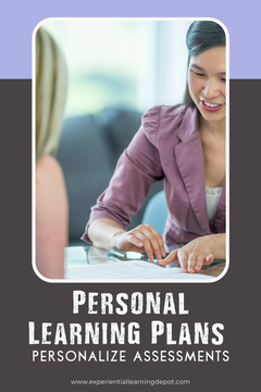 Assess learning outcomes of experiential learning with personal learning plans