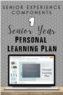 Ideas for senior project for high school students including a senior year personal learning plan