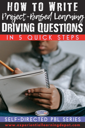 Writing a PBL driving question is by far my biggest challenge (and my self-directed students) as a project based teacher. This blog post gives tips, a template and PBL driving question examples.