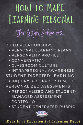 If you're looking to engage your high school students, try personalizing the learning experience. Each learner has their own set of interests, challenges, strengths, goals and more. Not sure how to do that? Start here.