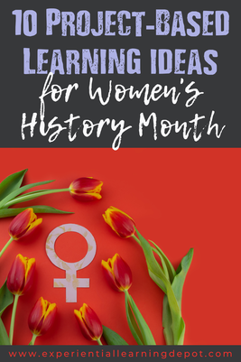Women's history project based learning blog post cover photo