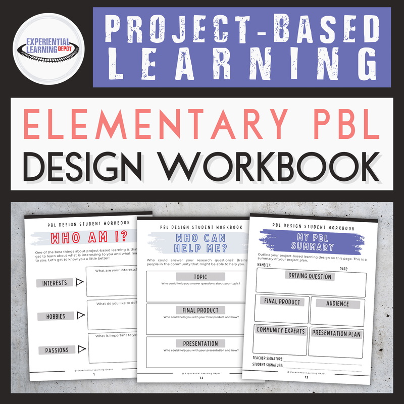 Elementary project-based learning design workbook. Would work well with the elementary examples of project-based learning mentioned in this blog post.