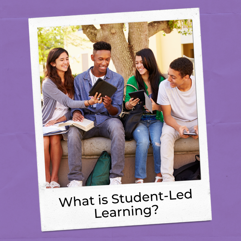 This blog post is about student-led learning defined. Learn what student-led learning is so that you can seamlessly apply some of these examples of self-directed learning.
