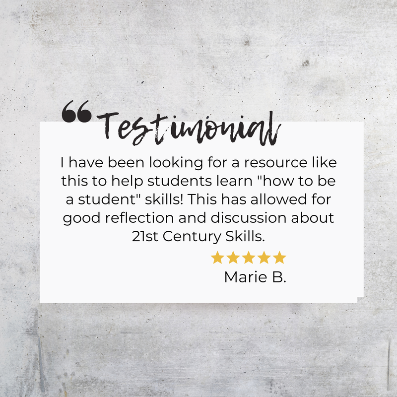 Experiential learning and example testimonial specifically related to my 21st-century learning resources.