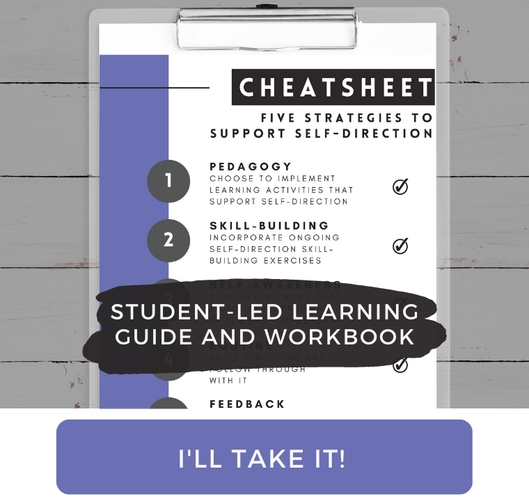 Experiential learning resources that are free - this free option is a student-led learning guide to preparing for student-led learning.