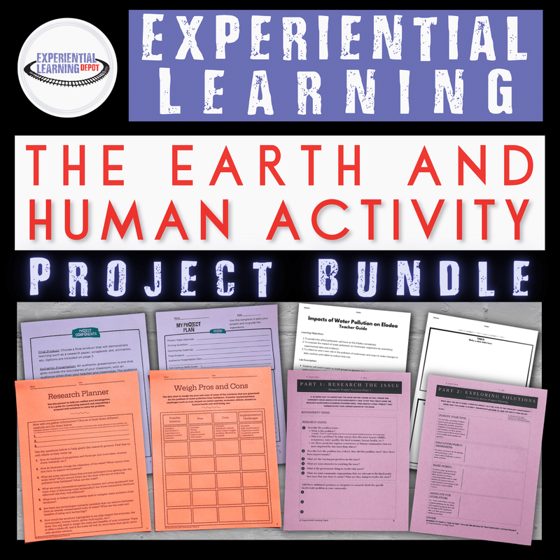 Experiential science earth and human activity resource bundle.