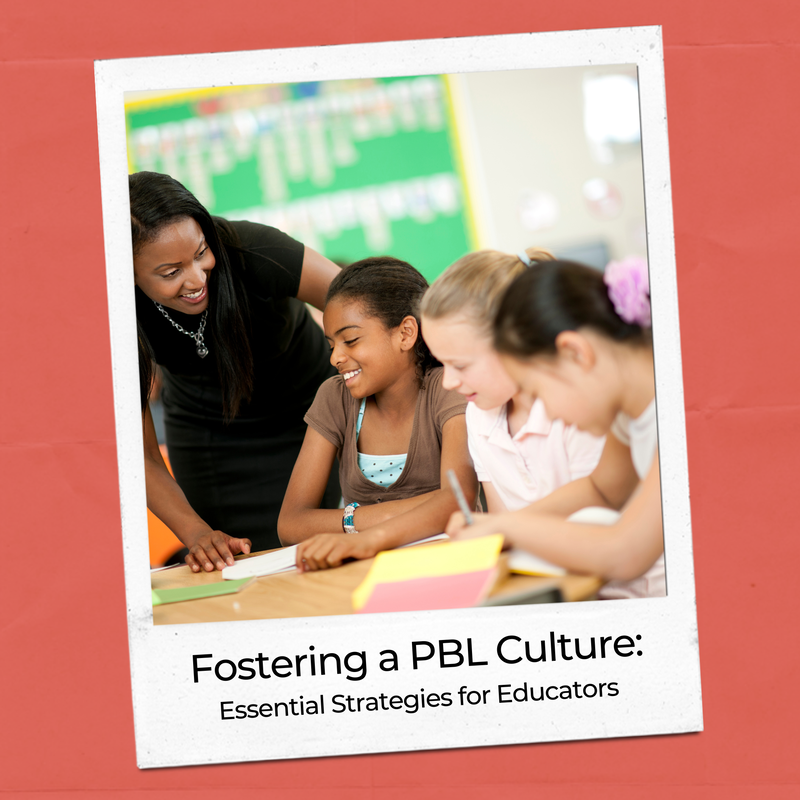Building a strong PBL culture is the first priority in a project-based learning classroom. Start here with this PBL culture-building course. Innovative final project is one awesome component of PBL, but PBL culture is where to begin or students won't readily dive into innovative work.