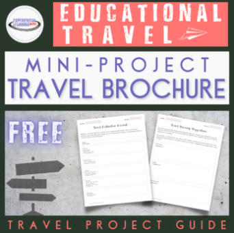 Free high school travel brochure project