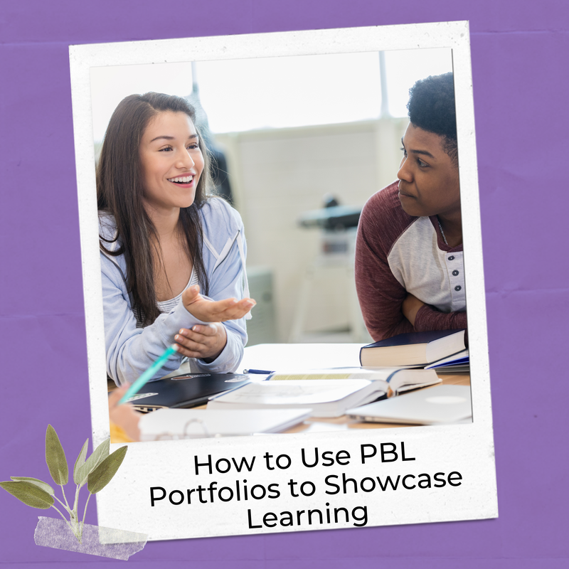 Showcase learning and outcomes of PBLs such as the health projects featured in this blog post in a learning portfolio.