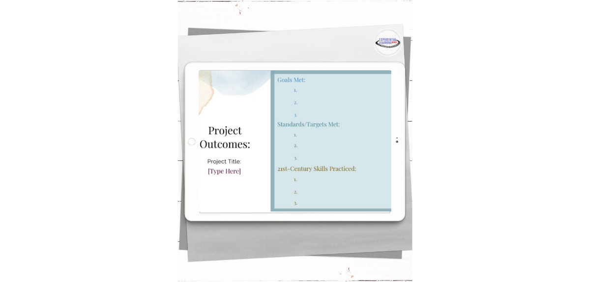 Project based learning assessment portfolio