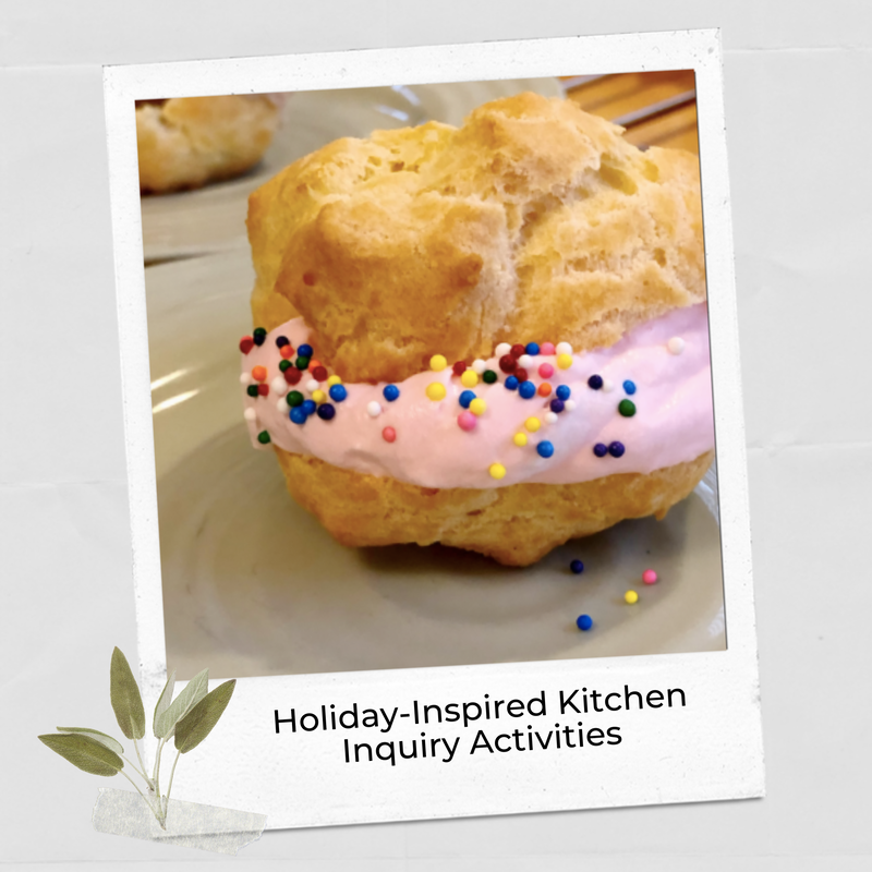 New Years activity ideas such as the science of baking.
