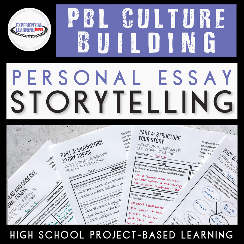 Storytelling PBL culture-building resource for high schoolers.