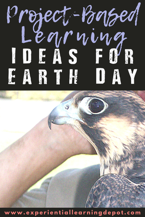 Blog post cover for examples of project-based learning activities for Earth Day