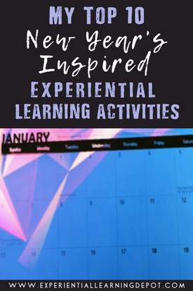 Blog cover experiential learning New Years activity ideas for high school students
