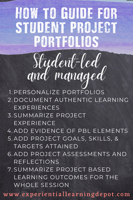 assessing project based learning project experiences using a portfolio infographic