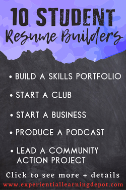 High school resume builders for students infographic