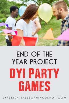 How can I engage students at the end of the year? Try having them design their own games for an end of the year party.