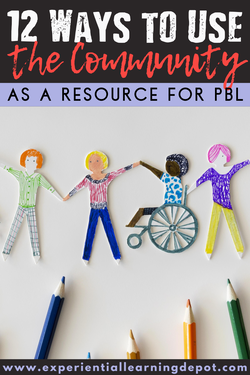 How to utilize community experts and use the community as a resource in project-based learning blog post cover image
