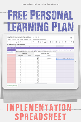 Personalize learning with a personal learning plan. This free personal learning plan implementation spreadsheet was created to guide you through the process.
