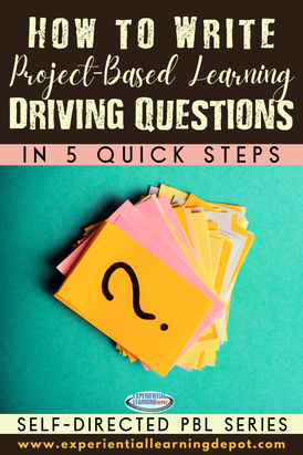 Writing a PBL driving question is by far my biggest challenge (and my self-directed students) as a project based teacher. This blog post gives tips, a template and PBL driving question examples.