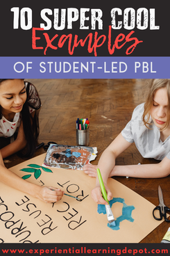 Project-based learning examples blog post cover image.