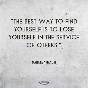 Self-directed service-learning projects blog quote