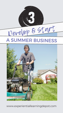 Summer business resource for summer skill-building activities