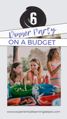 Dinner party on a budget resource for summer skill-building activities