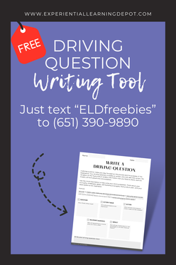Writing a PBL driving question free tool when you text 