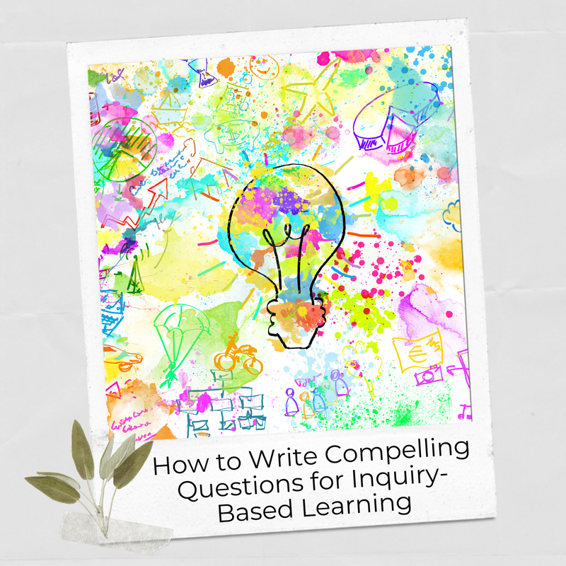 Blog Post: How to write compelling questions for activities for inquiry-based learning