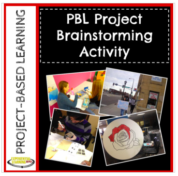 Free Project-Based Learning Topic Brainstorming Activity
