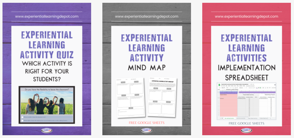 Free experiential learning tools to help you seamlessly implement learning activities that naturally boost 21st-century skills