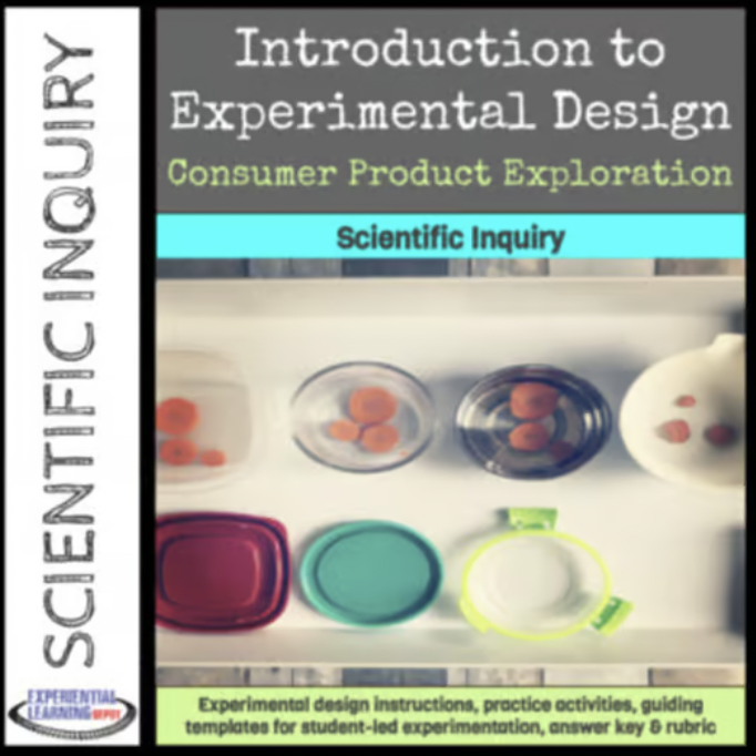 End of year science activity ideas can be paired with this introduction to experimental design workbook and tool kit.