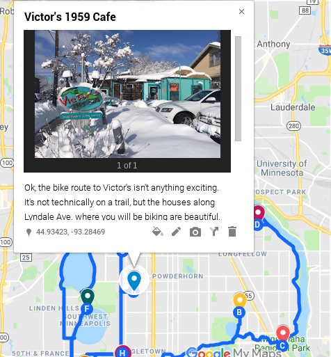 Google Maps is such a useful learning tool for end products for project-based learning. This is an example of a hometown tour created for a school project using Google Maps. See Experiential Learning Depot for more details. 