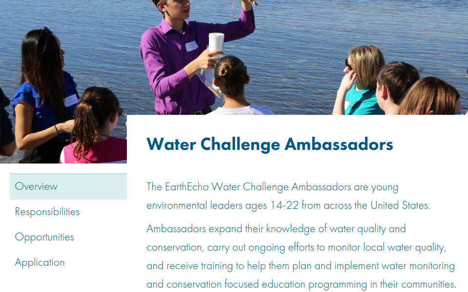 20 Citizen Science Projects for Students of All Ages by Experiential Learning Depot - this is a photo of the citizen science program, World Water Monitoring Challenge.